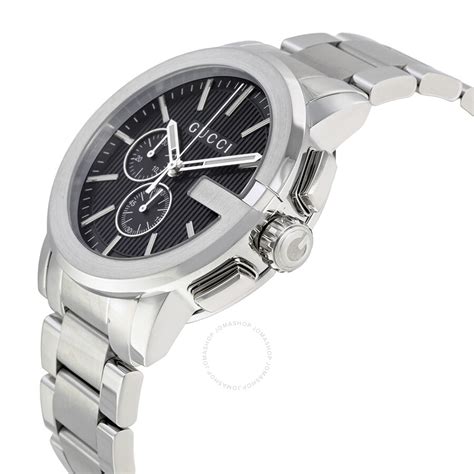 gucci watch stainless steel mens|gucci stainless steel watch women's.